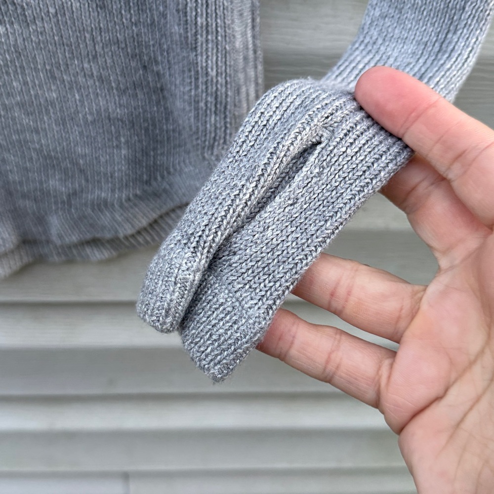Lululemon | Ribbed Gray Sweater Top - Picture 2 of 4